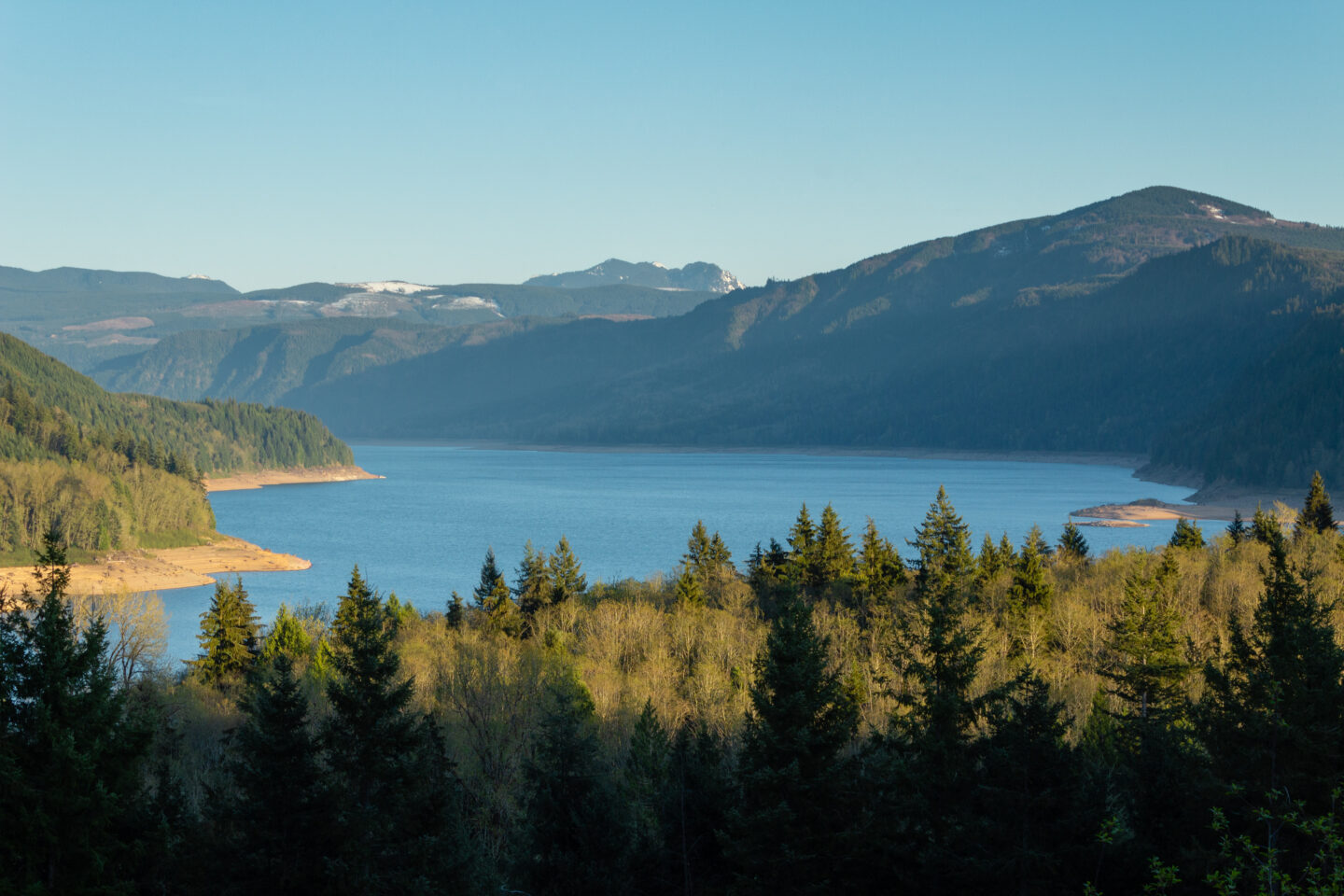 Lake in valley